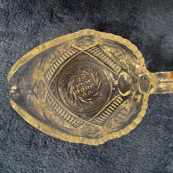 EAPG Crystal Creamer - ARTCUT LINE c1913 - Picture 3 of 6